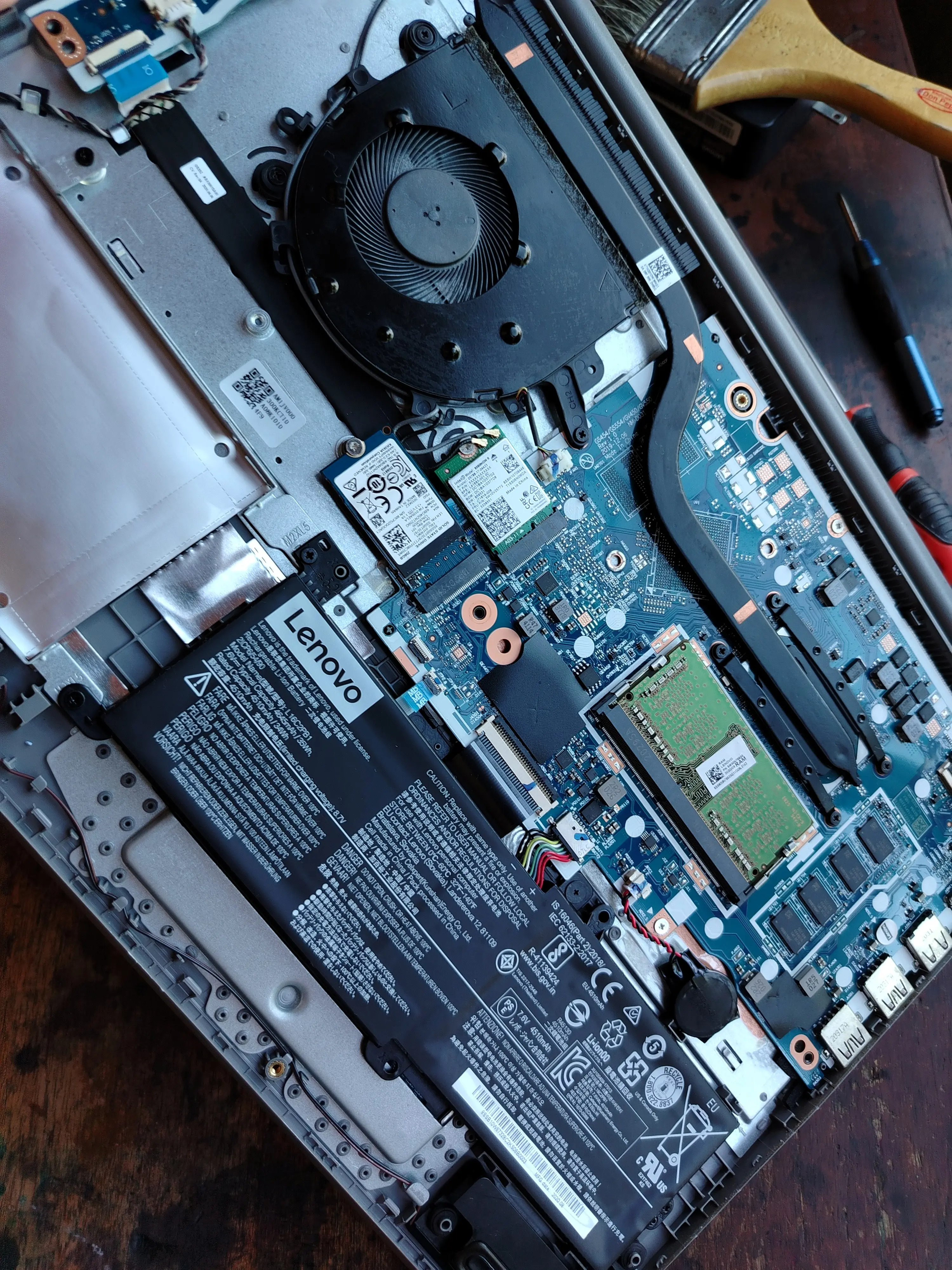 Equipo antes del mantenimiento de Se Chip